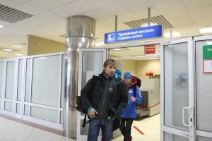 В Ханты-Мансийск прилетела сборная России по биатлону