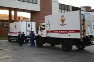 В Крым прибыл мобильный госпиталь ФМБА России